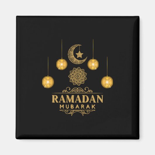 Happy Ramadan Kareem en Eid Mubarak 2023-feestdag Magneet (Voorkant)