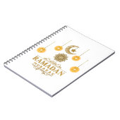 Happy Ramadan Kareem en Eid Mubarak 2023-feestdag Notitieboek (Linkerzijde)