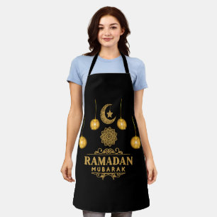 Happy Ramadan Kareem en Eid Mubarak 2023-feestdag Schort