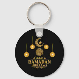 Happy Ramadan Kareem en Eid Mubarak 2023-feestdag Sleutelhanger