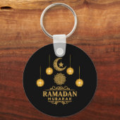 Happy Ramadan Kareem en Eid Mubarak 2023-feestdag Sleutelhanger (Voorkant)