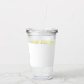 Happy Ramadan Kareem en Eid Mubarak 2025 Acryl Drinkbeker (Achterkant)