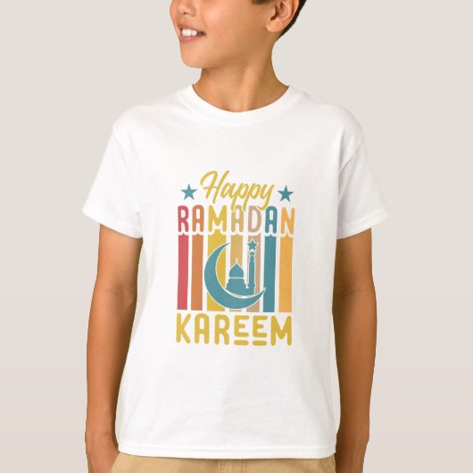 Happy Ramadan Kareem T-shirt (Voorkant)