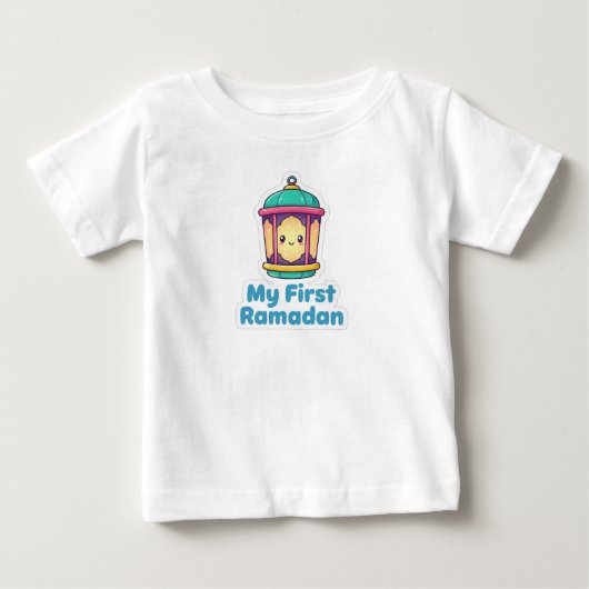 Happy Ramadan Lantern Kids T-Shirt (Voorkant)