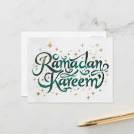 Happy Ramadan Mubarak Ramadan Kareem Gold Muslim Feestdagenkaart