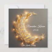 Happy Ramadan Mubarak Ramadan Kareem Hilal Muslim Feestdagenkaart (Voorkant)