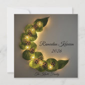 Happy Ramadan Mubarak Ramadan Kareem Muslim Feestdagenkaart (Voorkant)