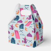 Happy Ramadan Pattern Bedankdoosjes (Achterkant)
