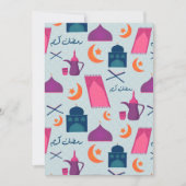 Happy Ramadan Pattern Bedankkaart (Voorkant)
