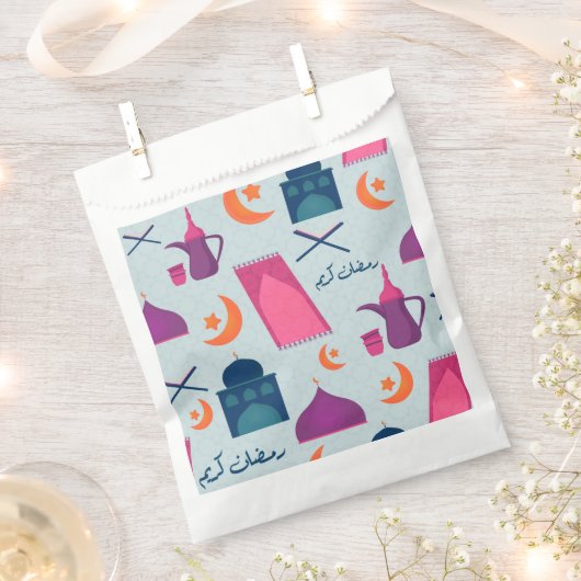 Happy Ramadan Pattern Bedankzakje (Geknipt)