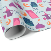 Happy Ramadan Pattern Cadeaupapier (Rol Hoek)