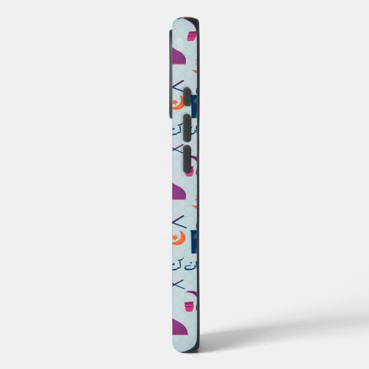 Happy Ramadan Pattern Case-Mate iPhone Case (Achterkant / Links)