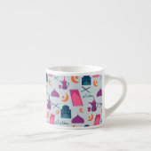 Happy Ramadan Pattern Espresso Kop (Rechts)