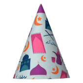 Happy Ramadan Pattern Feesthoedjes (Voorkant)