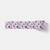 Happy Ramadan Pattern Grosgrain Lint (Voorkant)