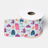 Happy Ramadan Pattern Grosgrain Lint (Spoel)
