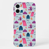 Happy Ramadan Pattern iPhone Hoesje (Achterkant)