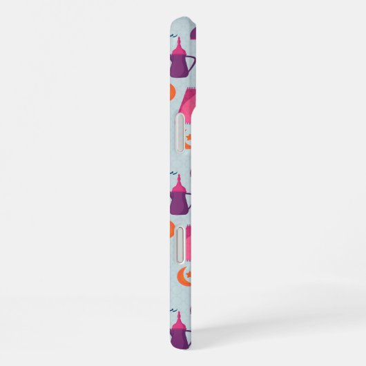 Happy Ramadan Pattern iPhone Hoesje (Rechterkant)
