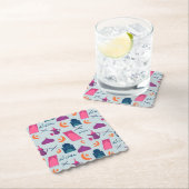 Happy Ramadan Pattern Kartonnen Onderzetters (Insitu)