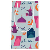 Happy Ramadan Pattern Klein Cadeauzakje (Voorkant)