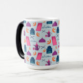 Happy Ramadan Pattern Magische Mok (Voorkant links)
