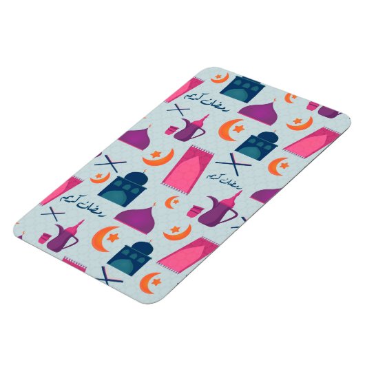 Happy Ramadan Pattern Magneet (Linkerzijde)