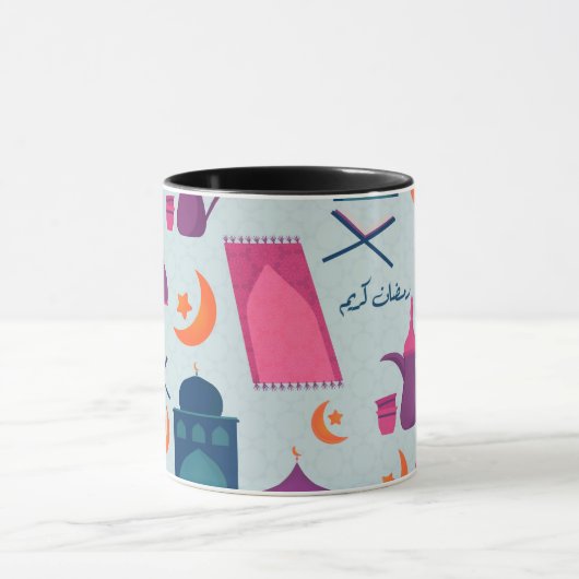 Happy Ramadan Pattern Mok (Midden)
