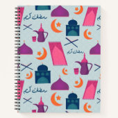 Happy Ramadan Pattern Notitieboek (Voorkant)