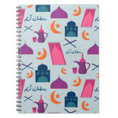 Happy Ramadan Pattern Notitieboek (Voorkant)