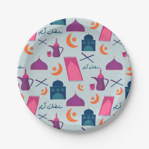 Happy Ramadan Pattern Papieren Bordje