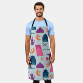 Happy Ramadan Pattern Schort (Gedragen)