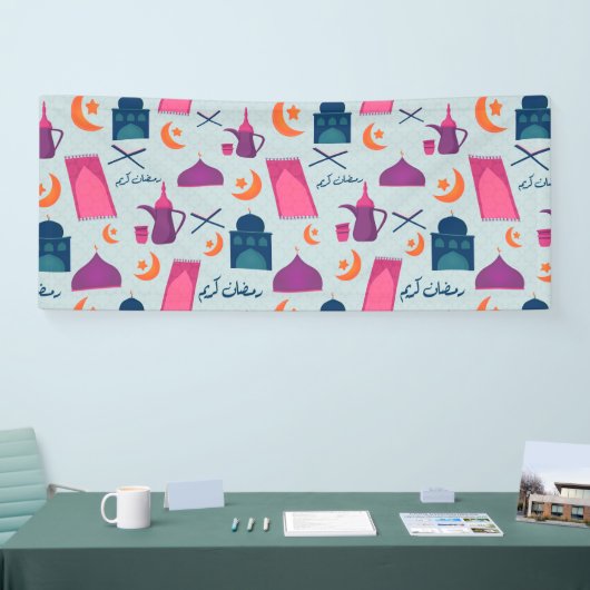 Happy Ramadan Pattern Spandoek (Beurs)