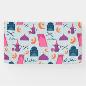 Happy Ramadan Pattern Spandoek (Horizontaal)
