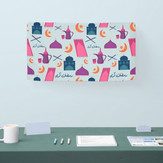 Happy Ramadan Pattern Spandoek (Beurs)