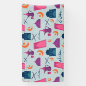 Happy Ramadan Pattern Spandoek (Verticaal)