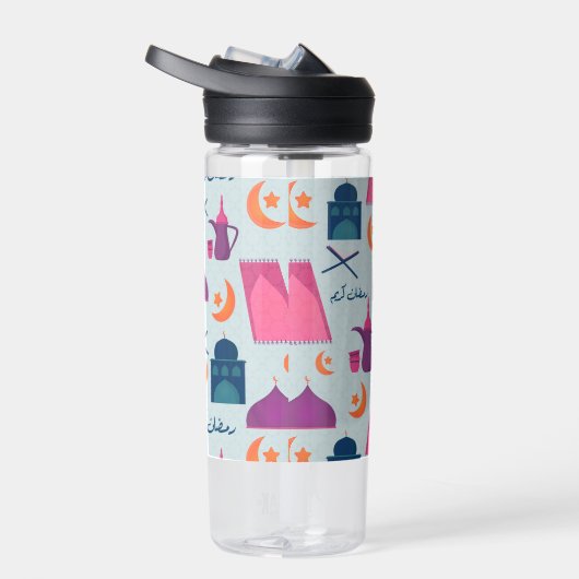 Happy Ramadan Pattern Waterfles (Rechts)