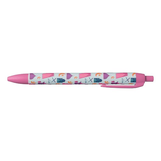 Happy Ramadan Pattern Zwarte Inkt Pen (Bodem)