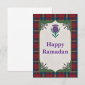 Happy Ramadan Wenskaart (Voorkant / Achterkant)