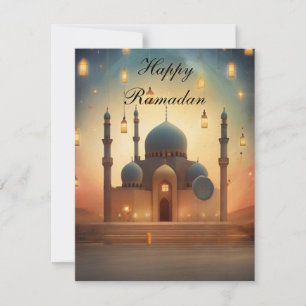 Happy Ramadan Wenskaart Feestdagenkaart