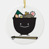 Happy Ramen Bowl Keramisch Ornament (Voorkant)