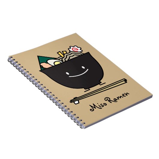 Happy Ramen Bowl Notitieboek (Rechterzijde)