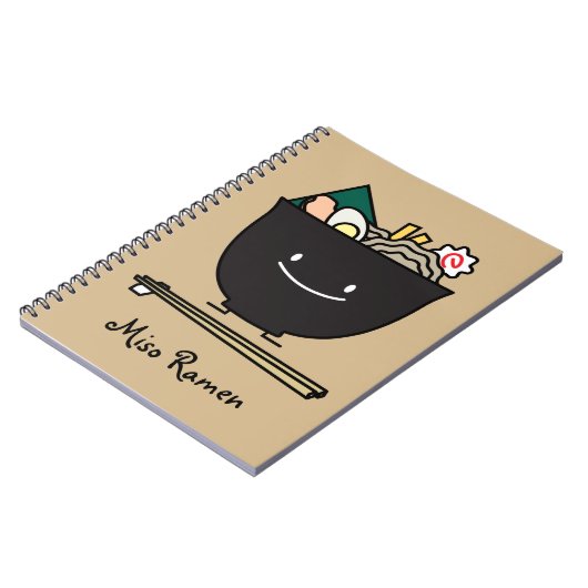 Happy Ramen Bowl Notitieboek (Linkerzijde)