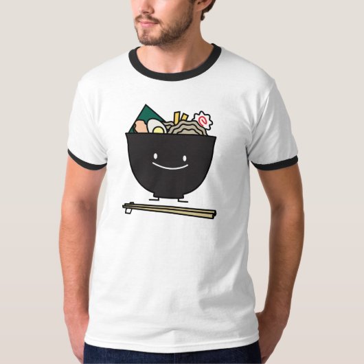 Happy Ramen Bowl T-shirt (Voorkant)