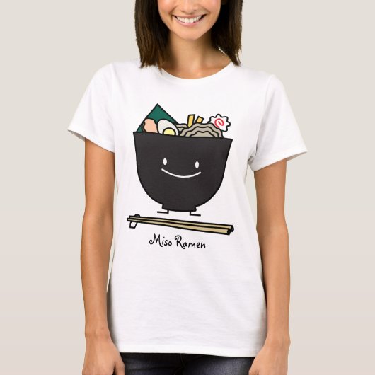 Happy Ramen Bowl T-shirt (Voorkant)