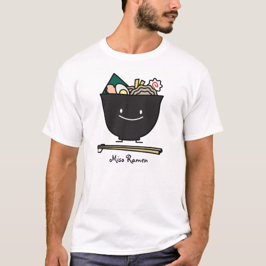 Happy Ramen Bowl T-shirt (Voorkant)