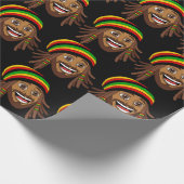Happy Rasta Man Rastafari Cadeaupapier (Hoek)