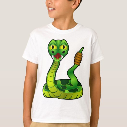 Happy rattlesnake t-shirt (Voorkant)