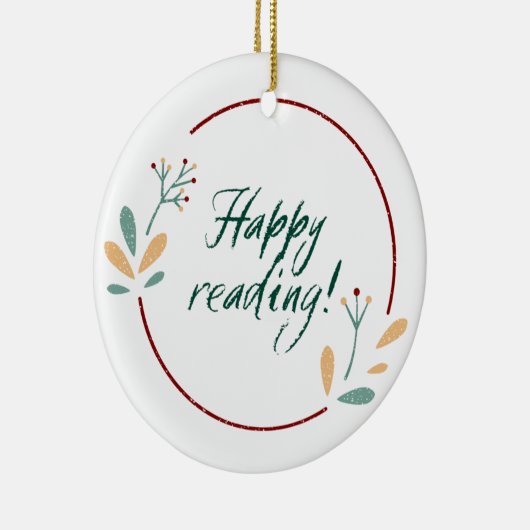 Happy Reading Ornament (Rechts)