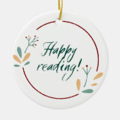 Happy Reading Ornament (Voorkant)