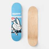 Happy Reborn Bunny Loves Strawberry Jam Persoonlijk Skateboard (Voorkant)